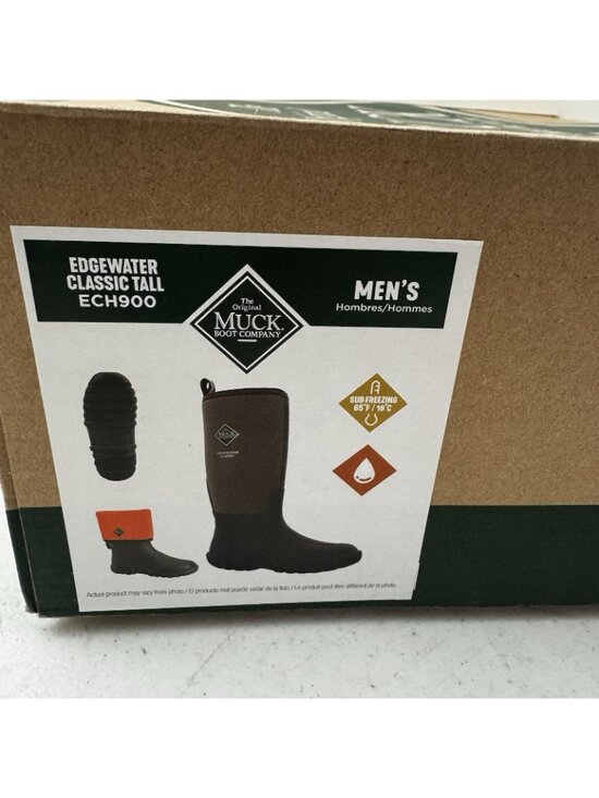 Muck Boot Size 11 Edgewater Classic Soft Toe Pull On Work  Mens Brown  ECH-900 main image 5